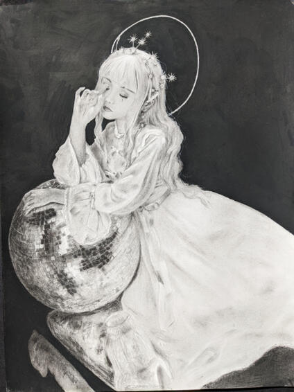 Woman Charcoal Piece, 2022