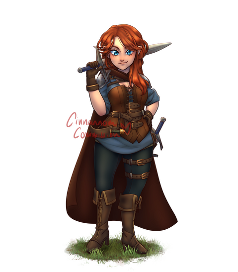 Halfling Rogue, Commission
