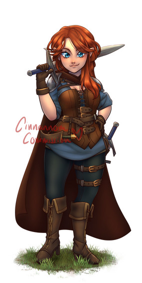 Halfling Rogue, Commission